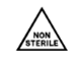 Symbol for Non-sterile